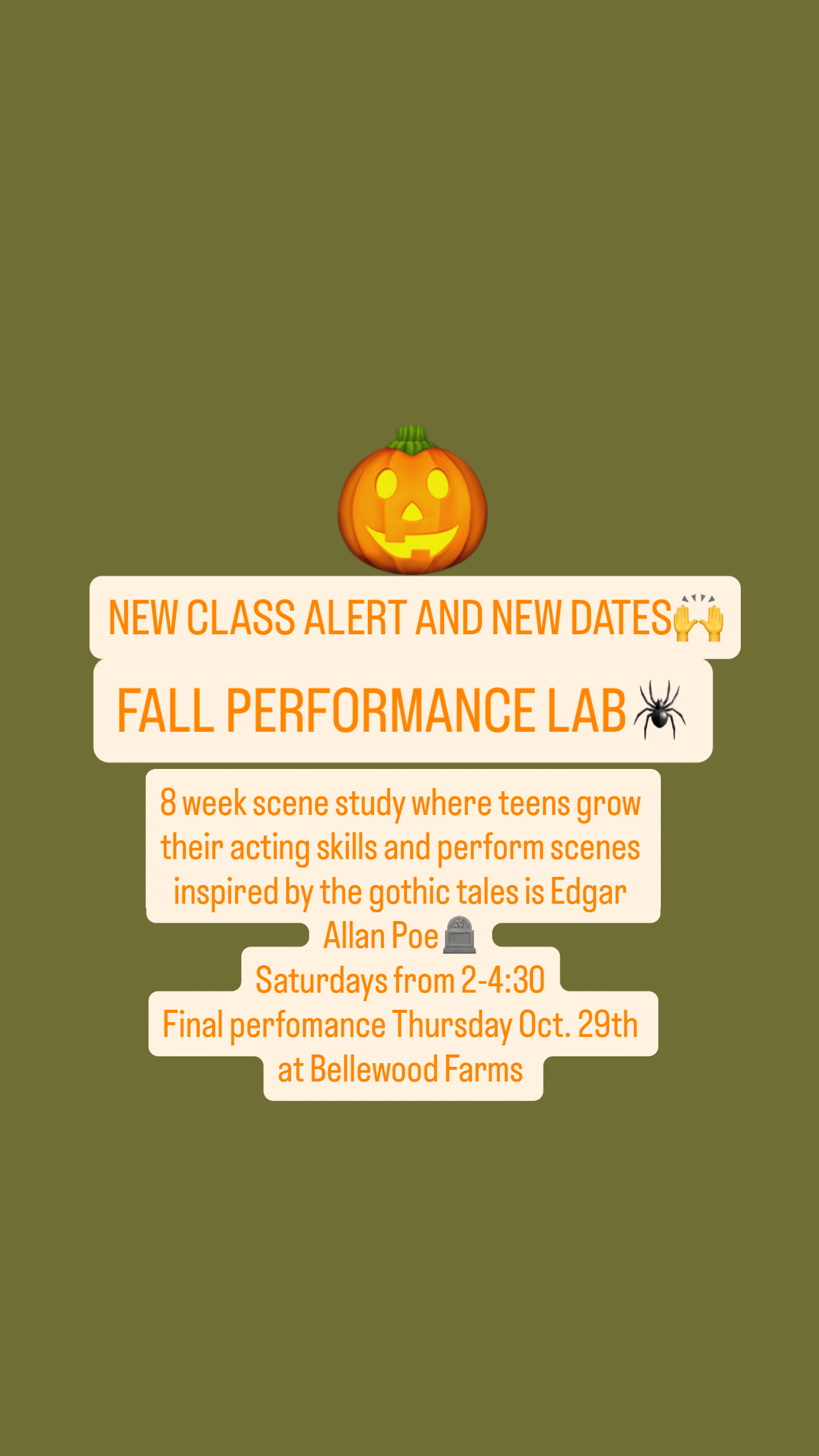 FALL PERFORMANCE LAB